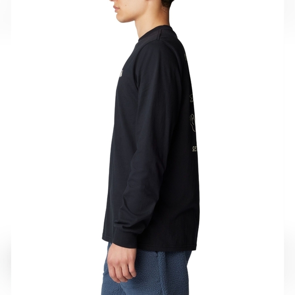 Mountain Hardwear Men's Secret Stash Long Sleeve T Shirt black Sz S NWT - Picture 2 of 10